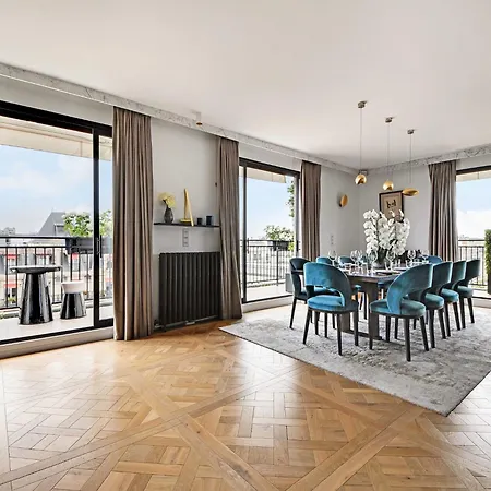 Апартаменты Luxurious With Balcony-3br-6p-champs-elysees *